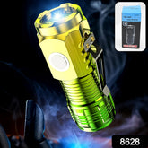 Usb Chargeable Mini 3 Led Flashlight  Torch Light (1 Pc)